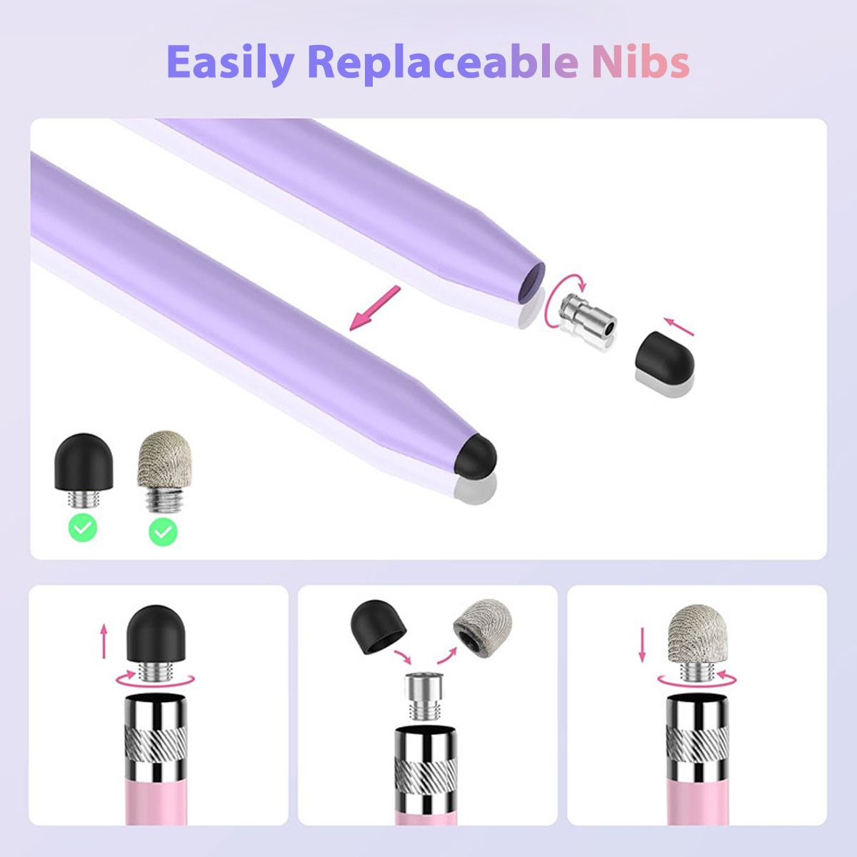 Universal 2 in 1 Stylus Pen fo - огляд і ціна Tablet Accessories Kids