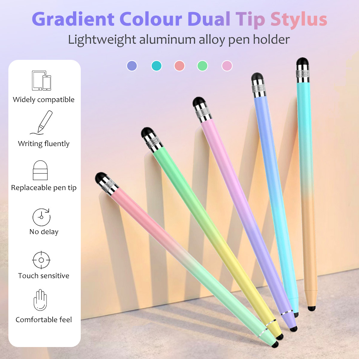 Universal 2 in 1 Stylus Pen fo - огляд і ціна Tablet Accessories Kids