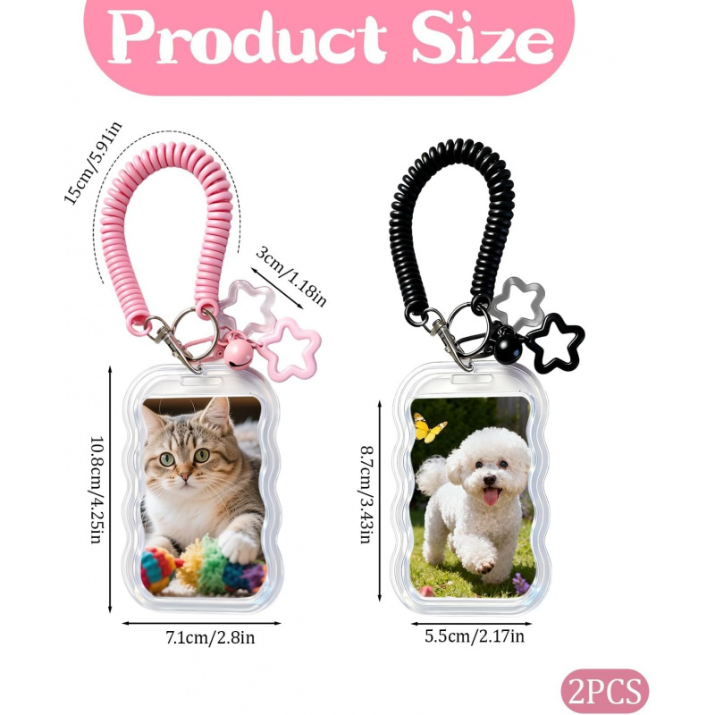 2 Pack Cute Photocard Holder K - огляд і ціна Tablet Cute Accessories