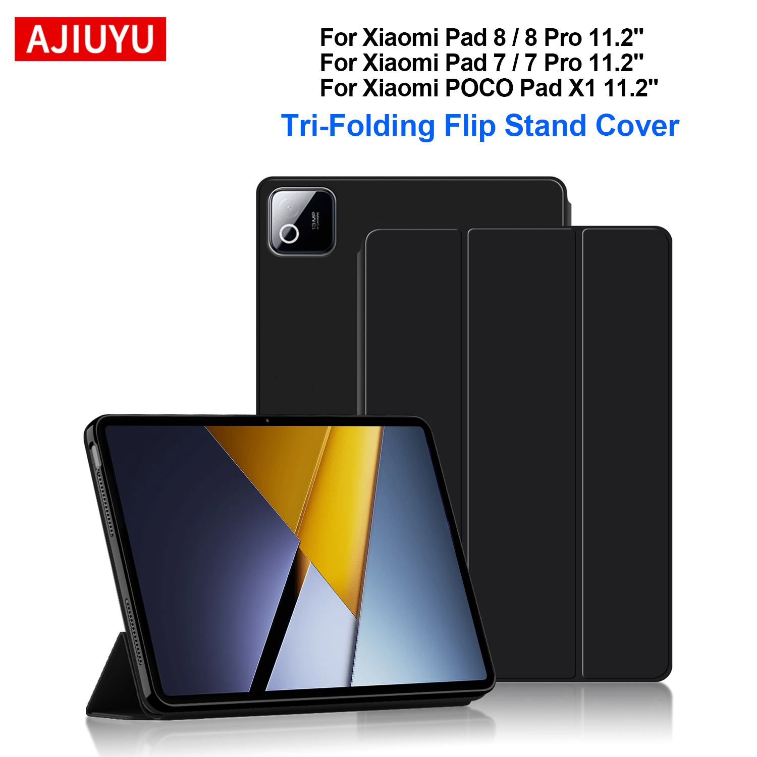 Flip Cover PU Leather Case For - огляд і ціна Poco Tablet Accessories