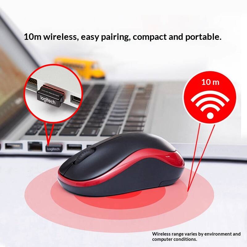 Logitech M185 Mouse For Tablet - огляд і ціна Logitech Tablet Accessories