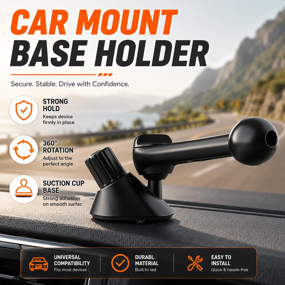 Universal 17mm Ball Head For C - огляд і ціна Car Accessories Tablet Holder