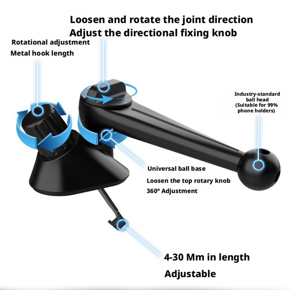 Universal 17mm Ball Head For C - огляд і ціна Car Accessories Tablet Holder