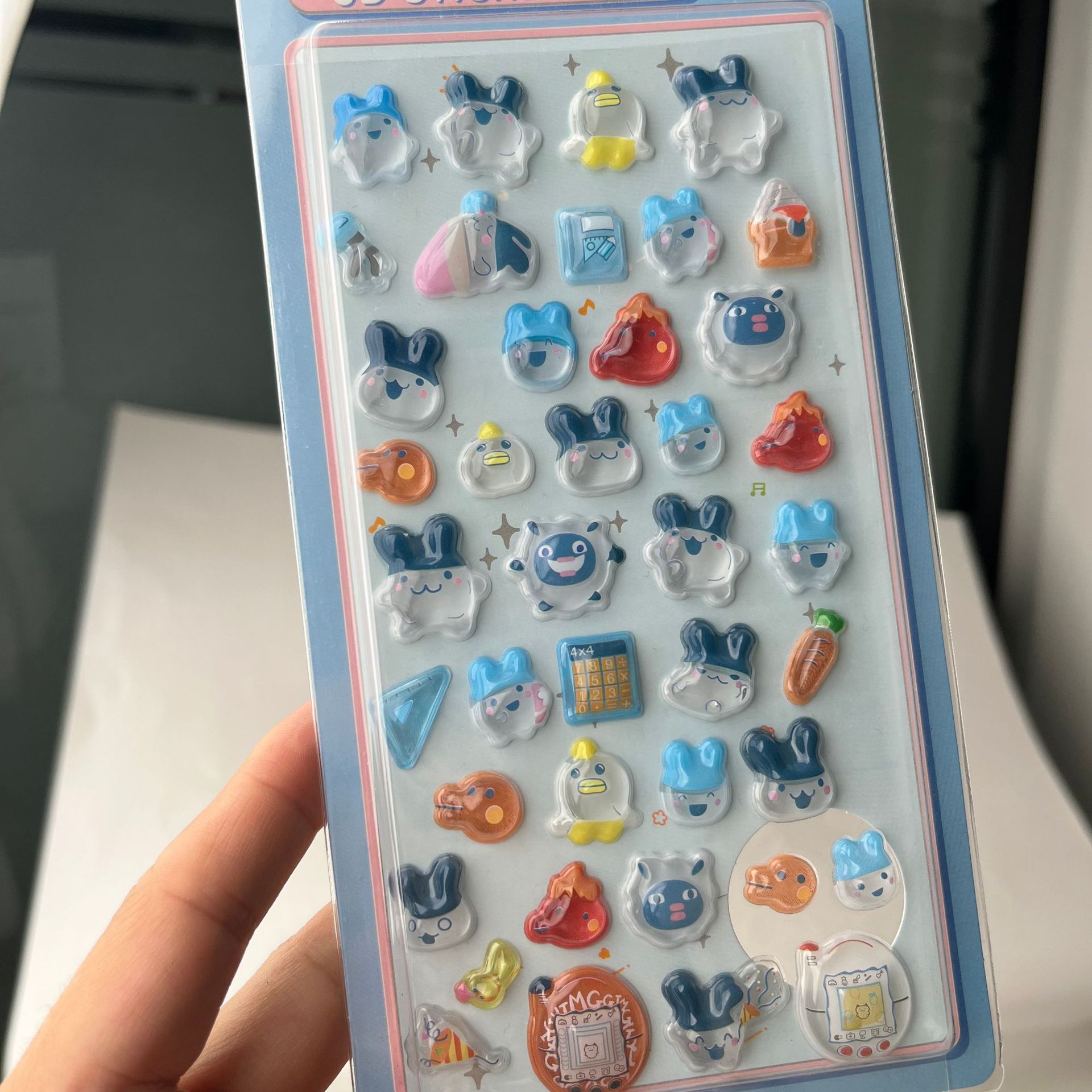 Cute Tamagotchi 3D Puffy Stick - огляд і ціна Tablet Cute Accessories