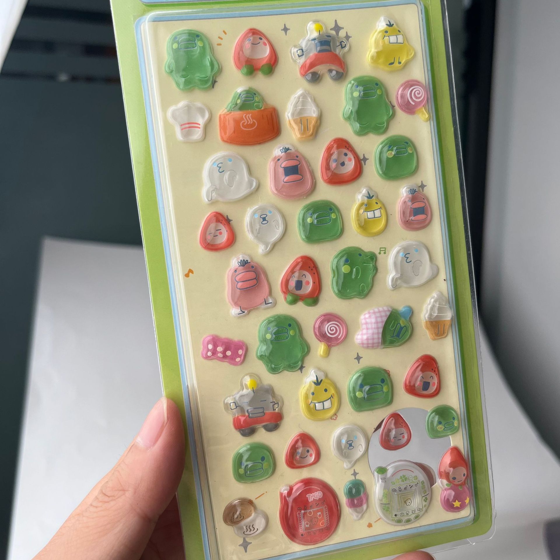 Cute Tamagotchi 3D Puffy Stick - огляд і ціна Tablet Cute Accessories