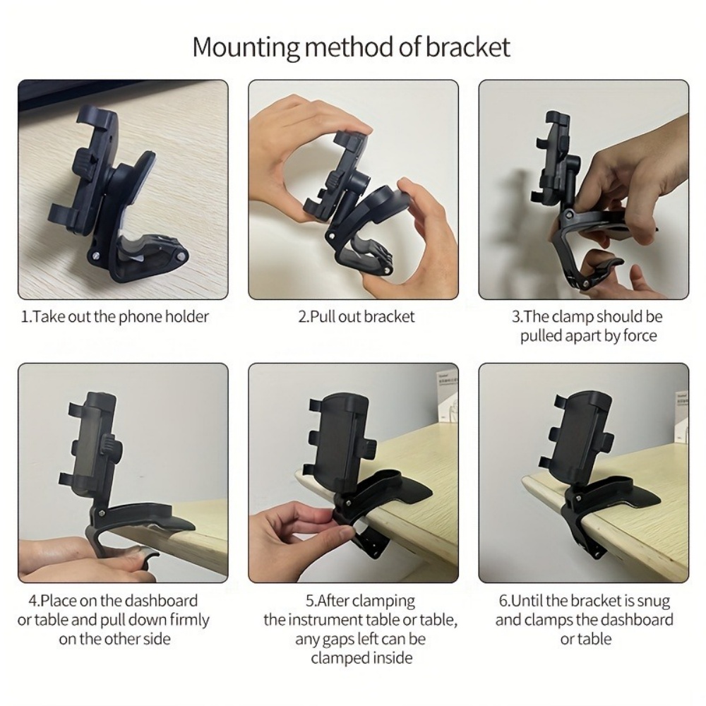 Car Phone Holder Stand Univers - огляд і ціна Car Accessories Tablet Holder